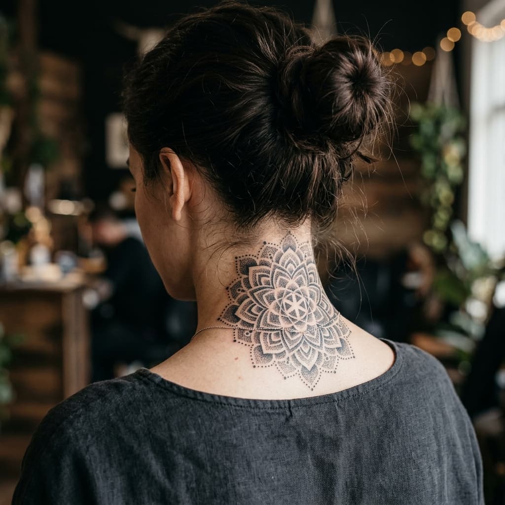 Mandala en Puntillismo